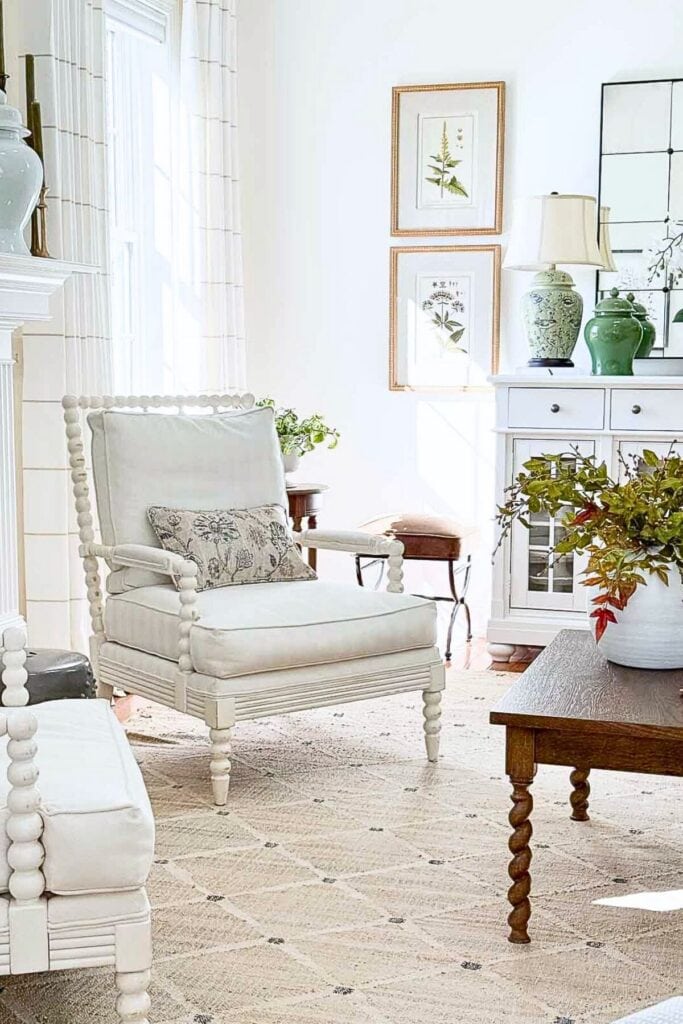 chairs in the living room