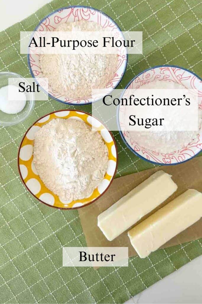 SHORTBREAD COOKIE RECIPE-Ingredients