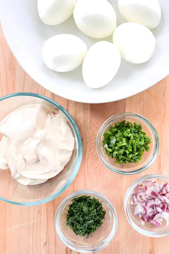 ingredients for Egg salad