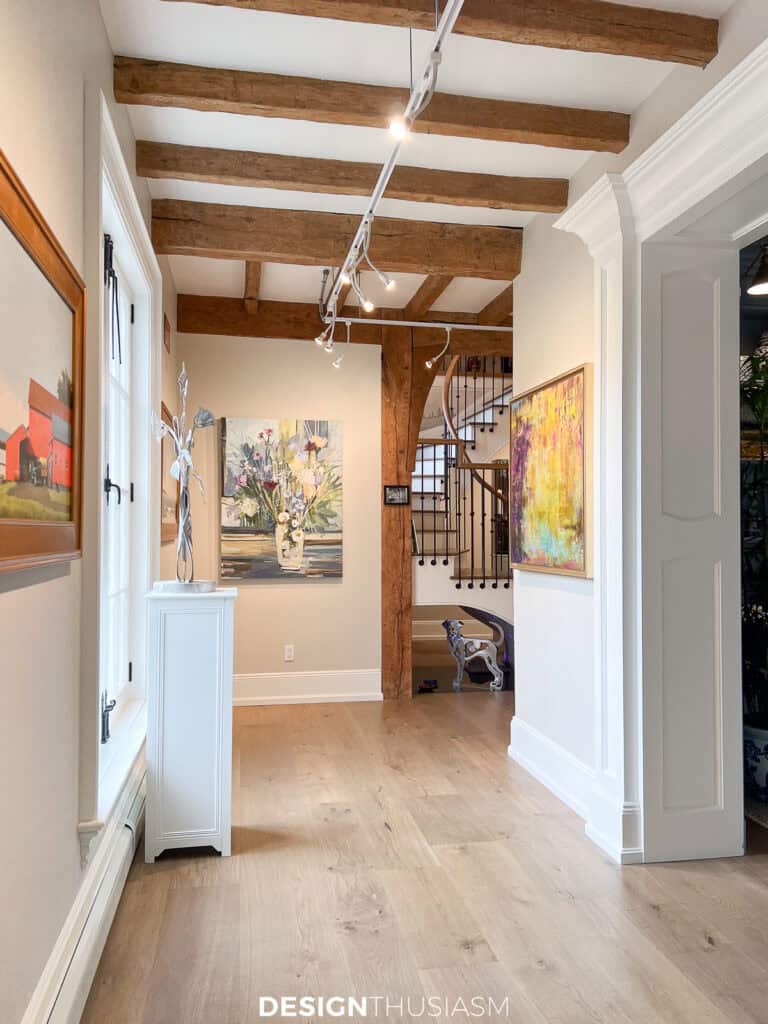 unique hallway in a home