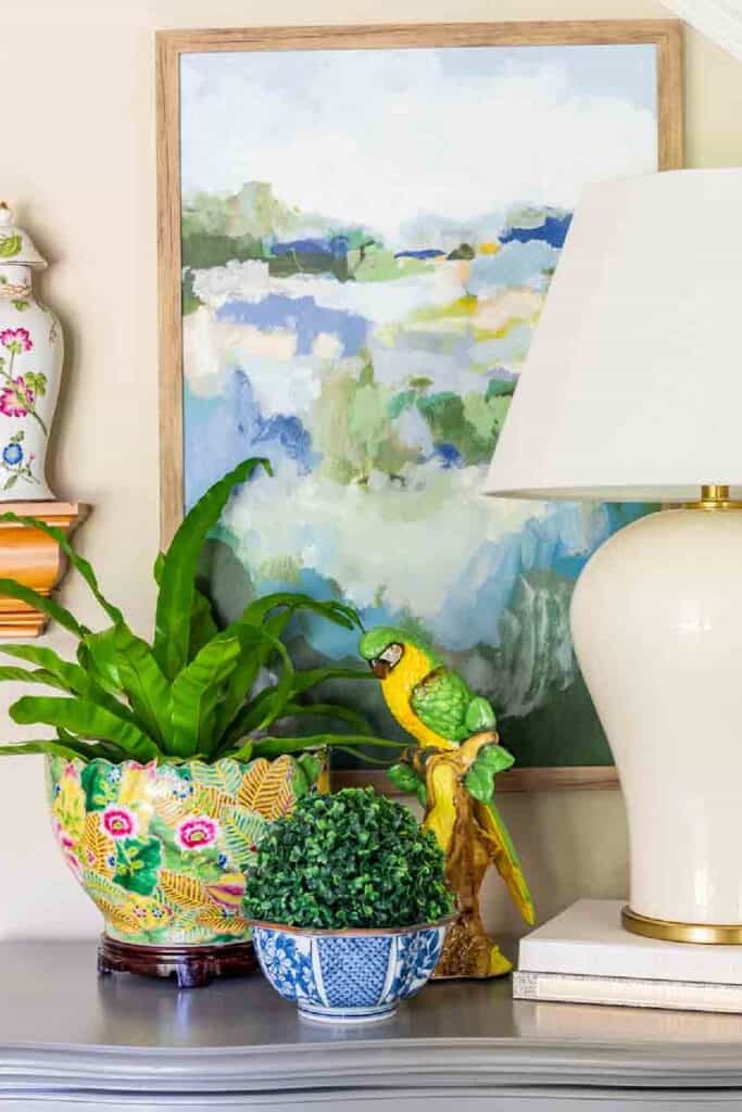 colorful summer accent decor