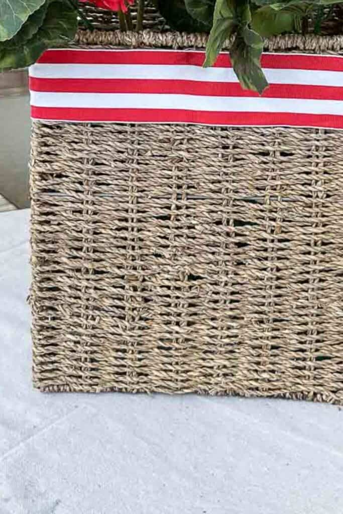 red and white ribbon