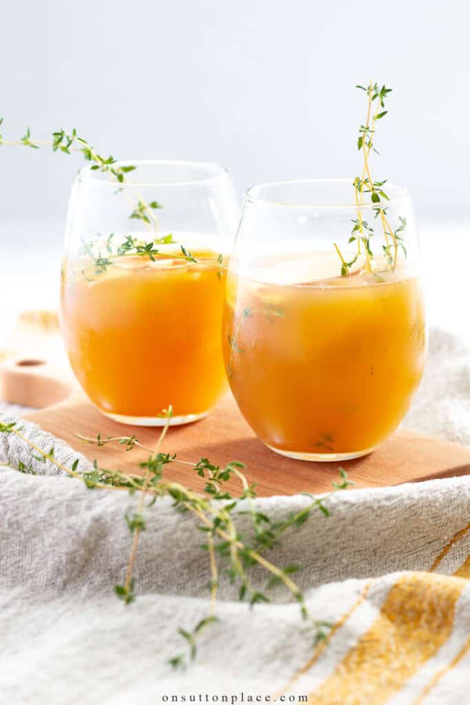 ginger beer mocktail