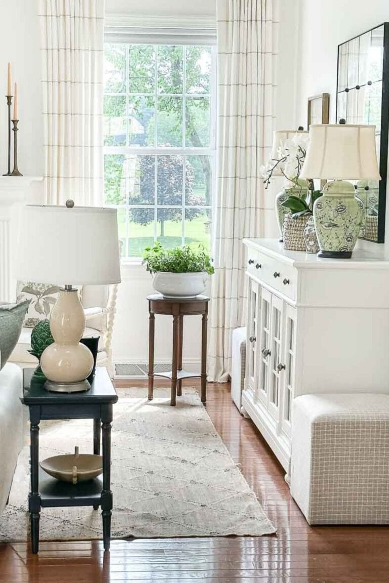 side view of living room