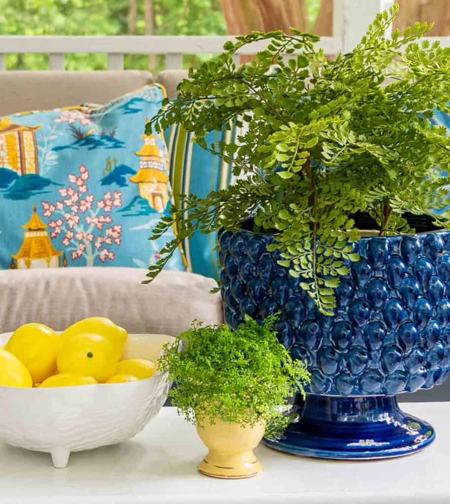 colorful accent decor