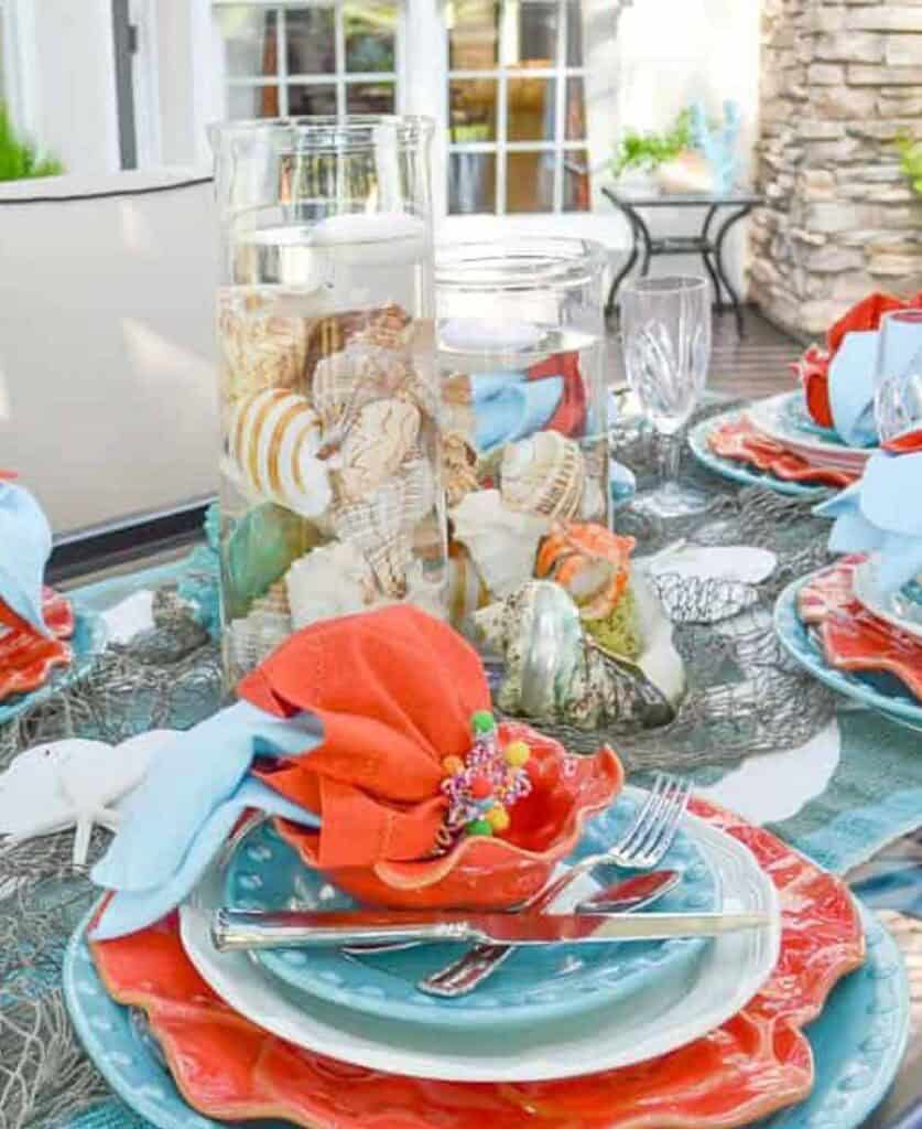 summer tablescape