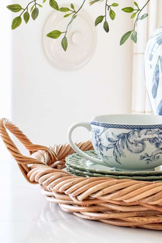 detail of a kitchen vignette