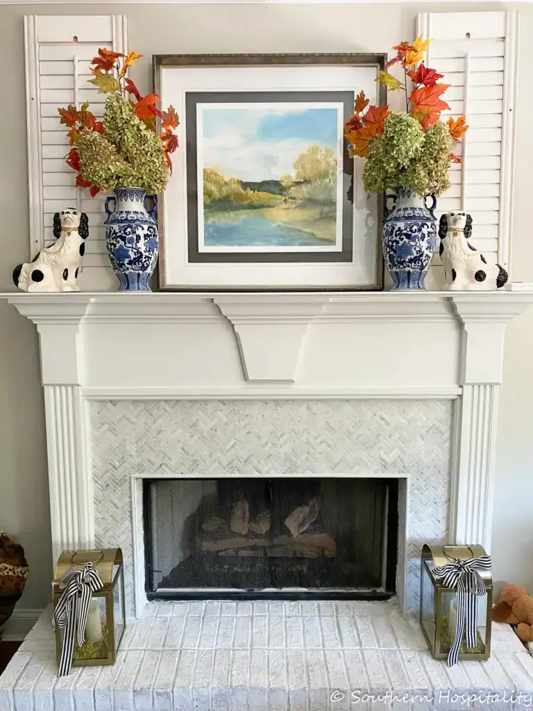 Fall Mantel Decor