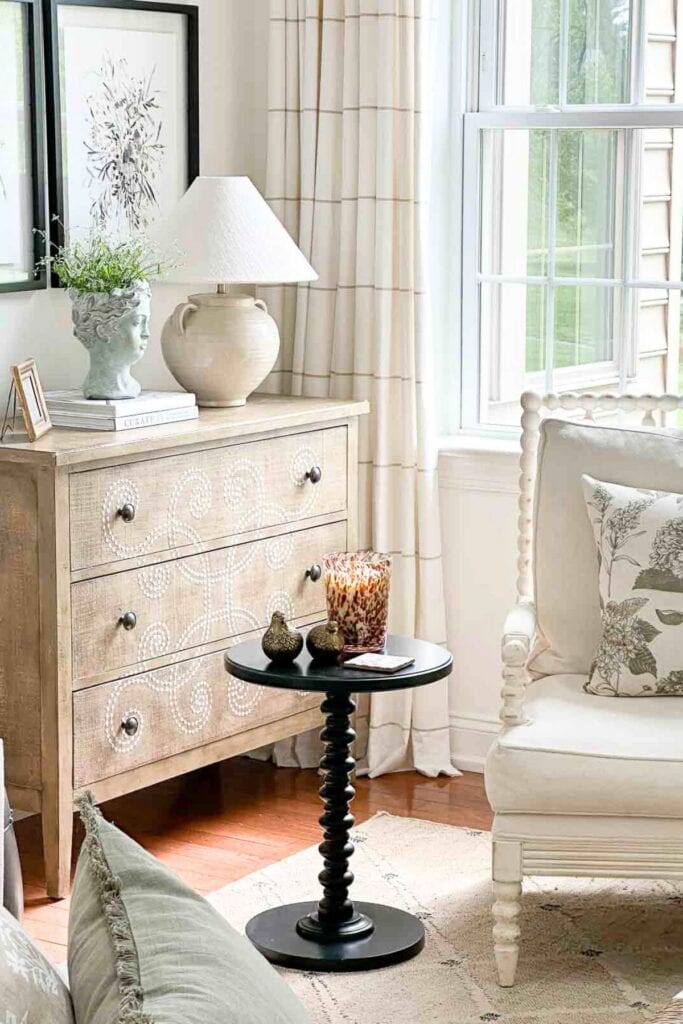 comfortable living room- gracious living