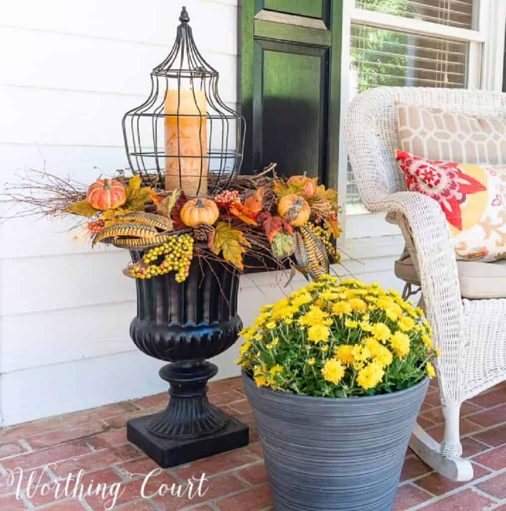 fall porch
