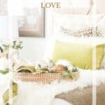 Christmas Decorating Trends 2025 you will love — cozy neutral bedroom with layered textures, soft greens, and natural accents.