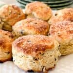 scones on a plate