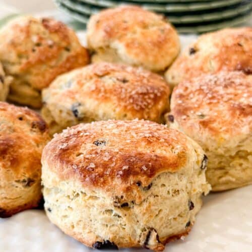 scones on a plate
