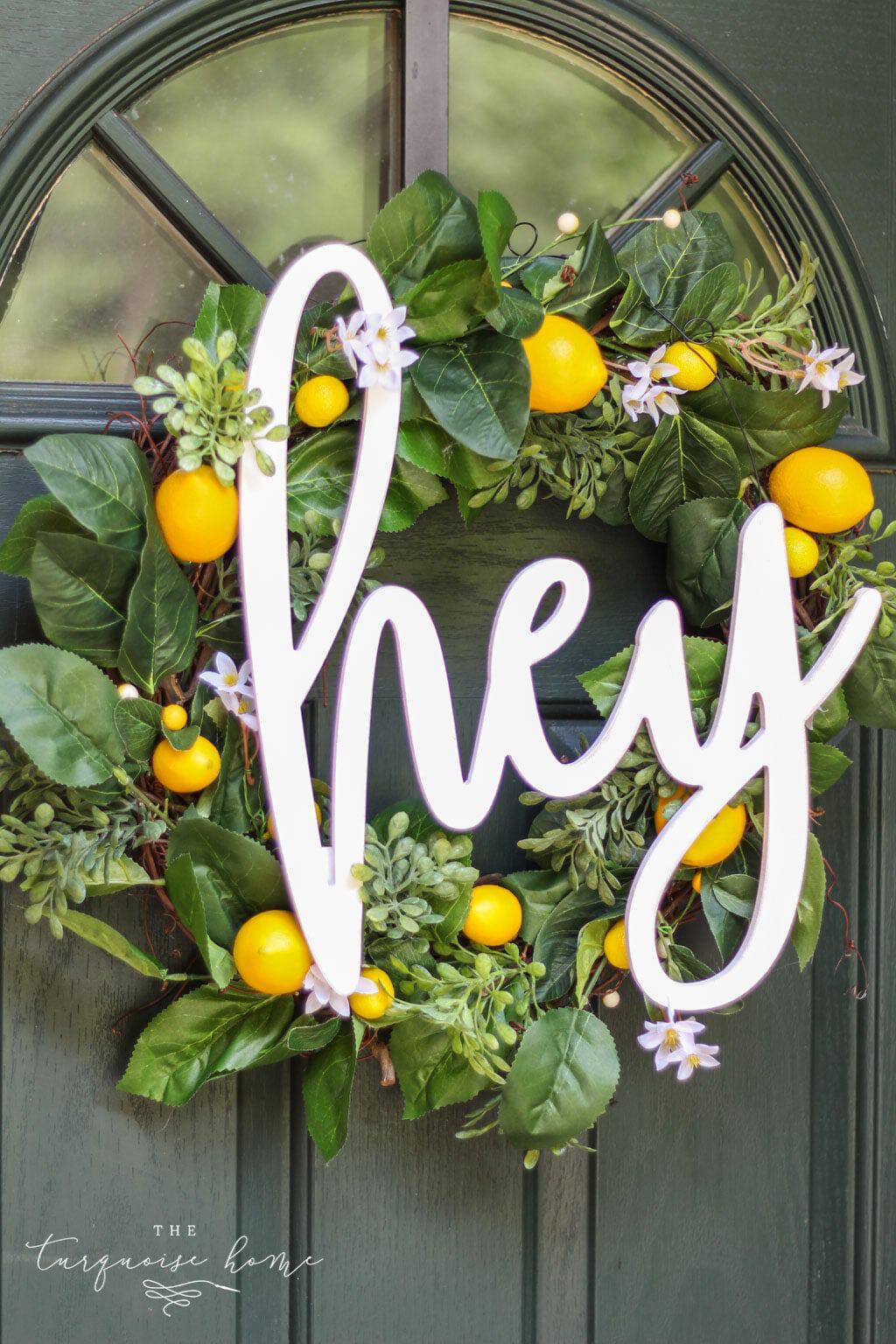 Summer Lemon Wreath