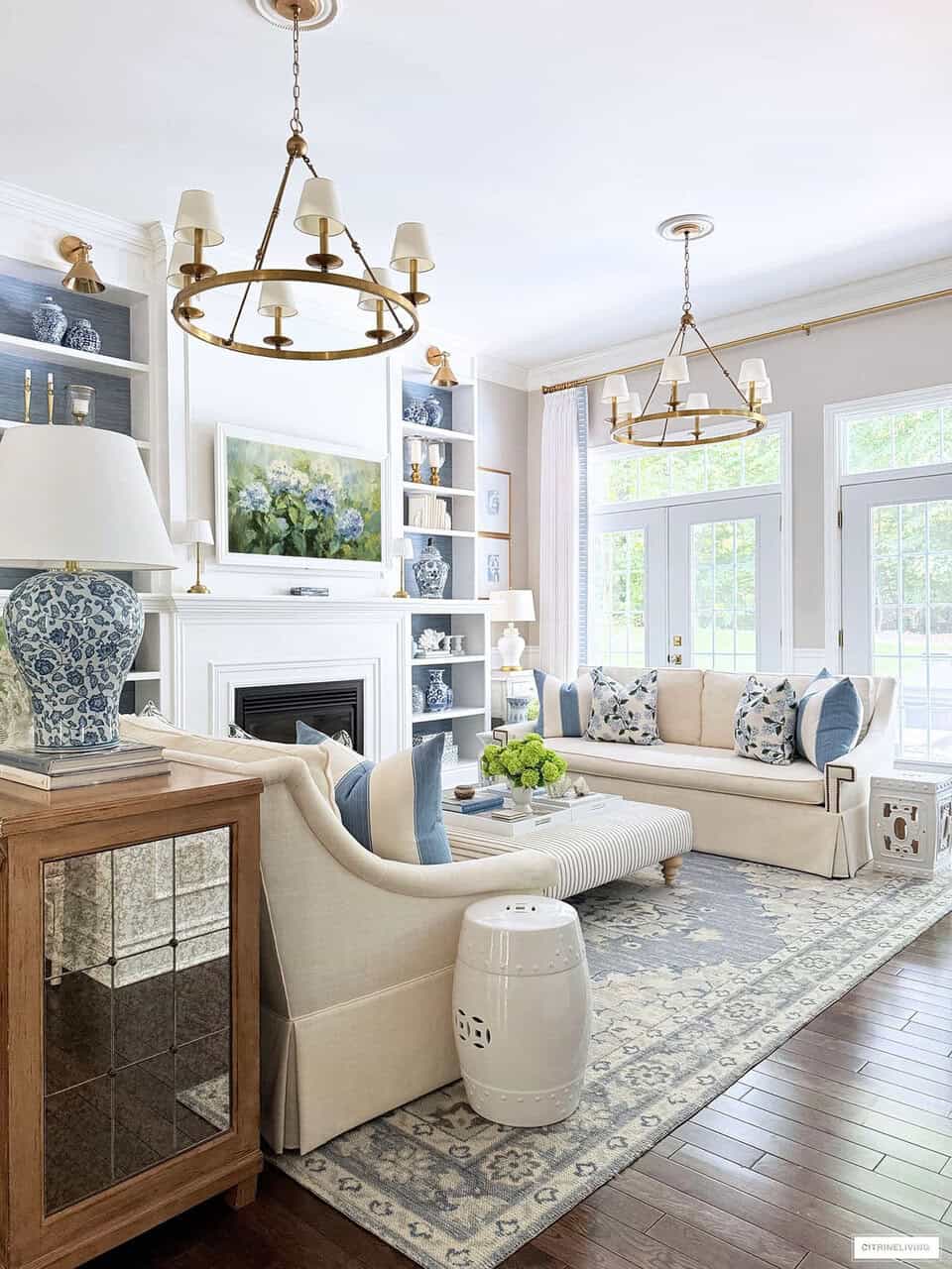 Summer Living Room Decorating