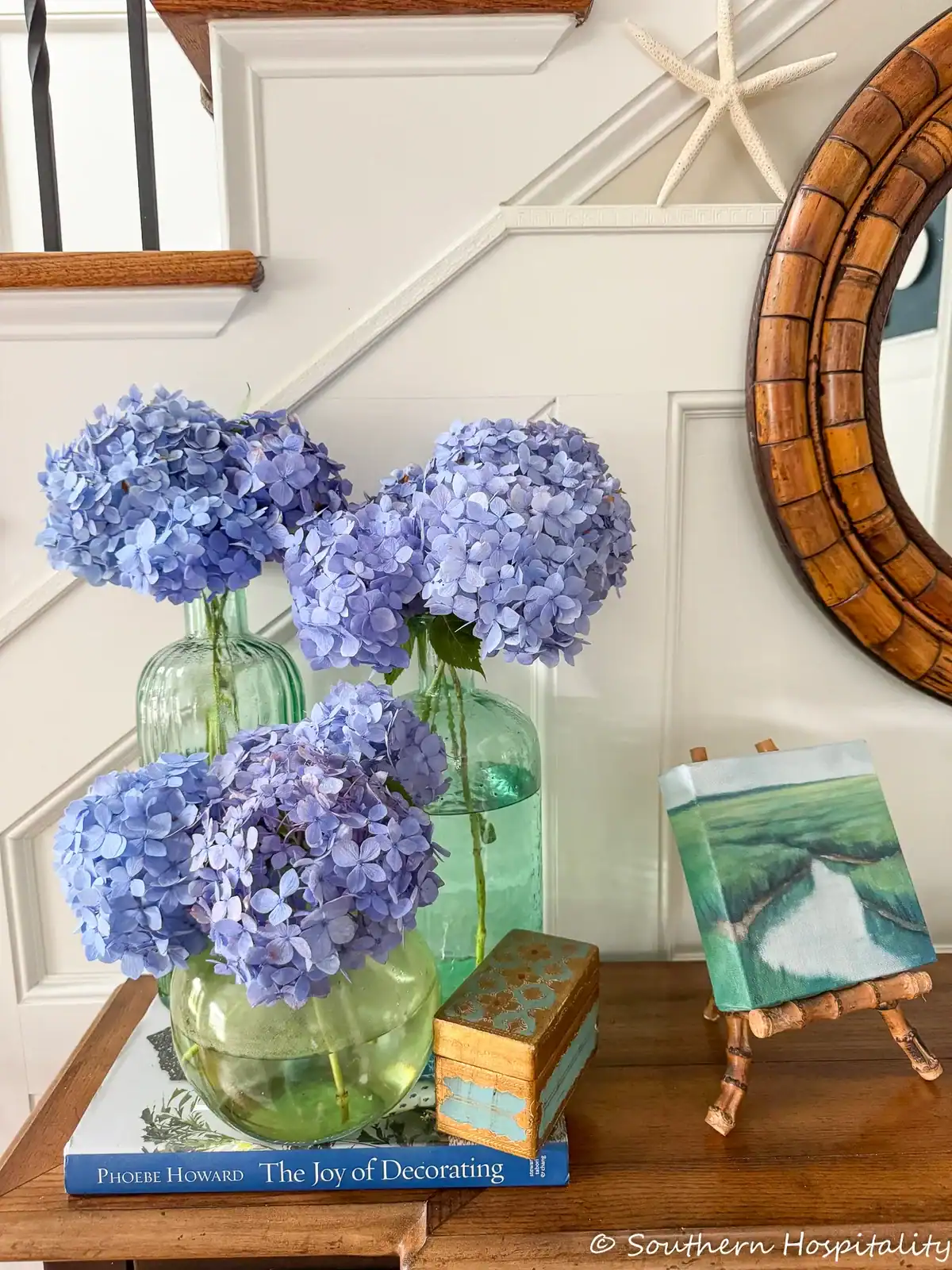 Decorating with Blue Hydrangeas