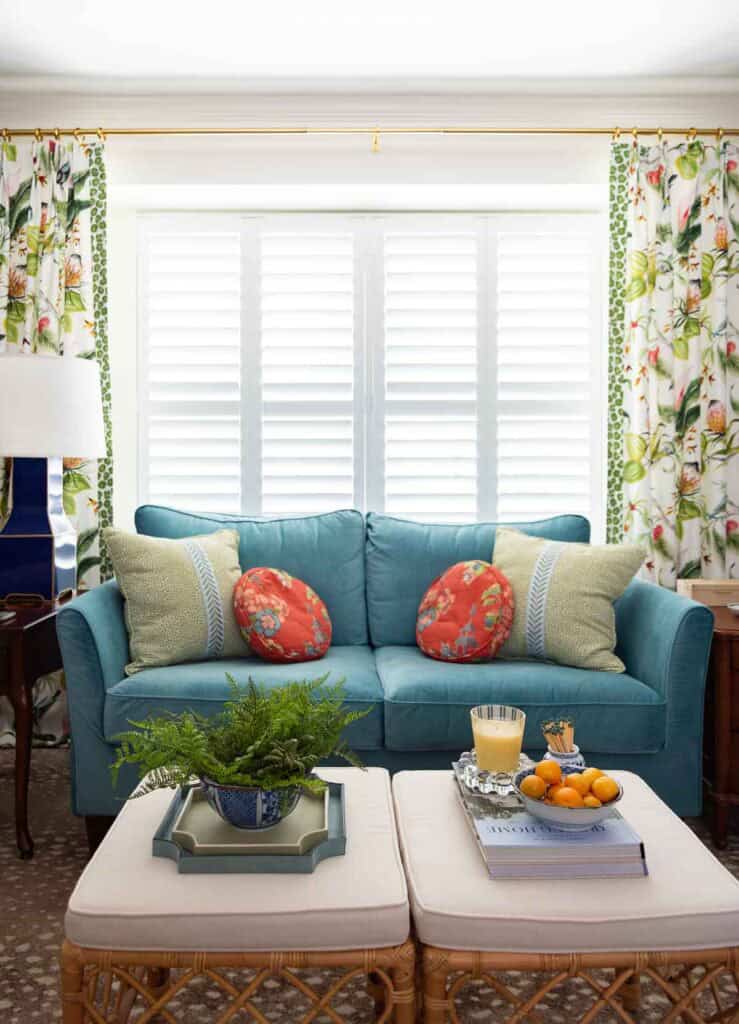 colorful living room