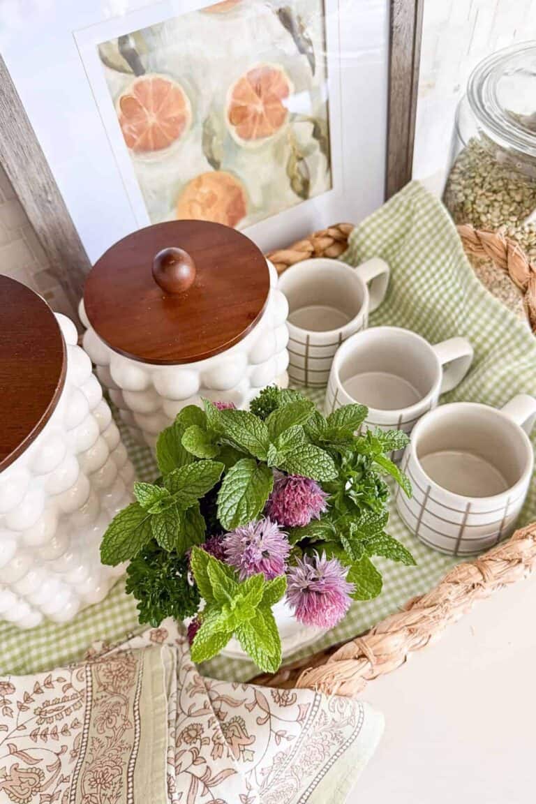 summer coffee station
