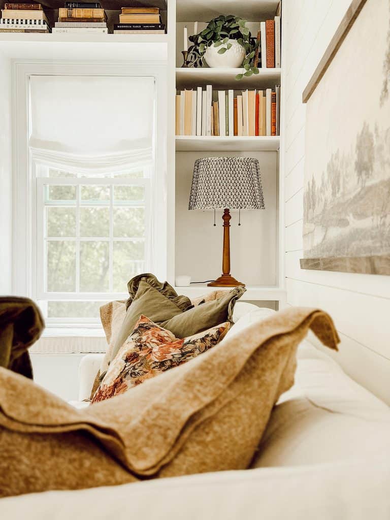 side view of a living room