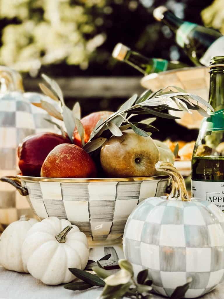 bowl full of fall fruit