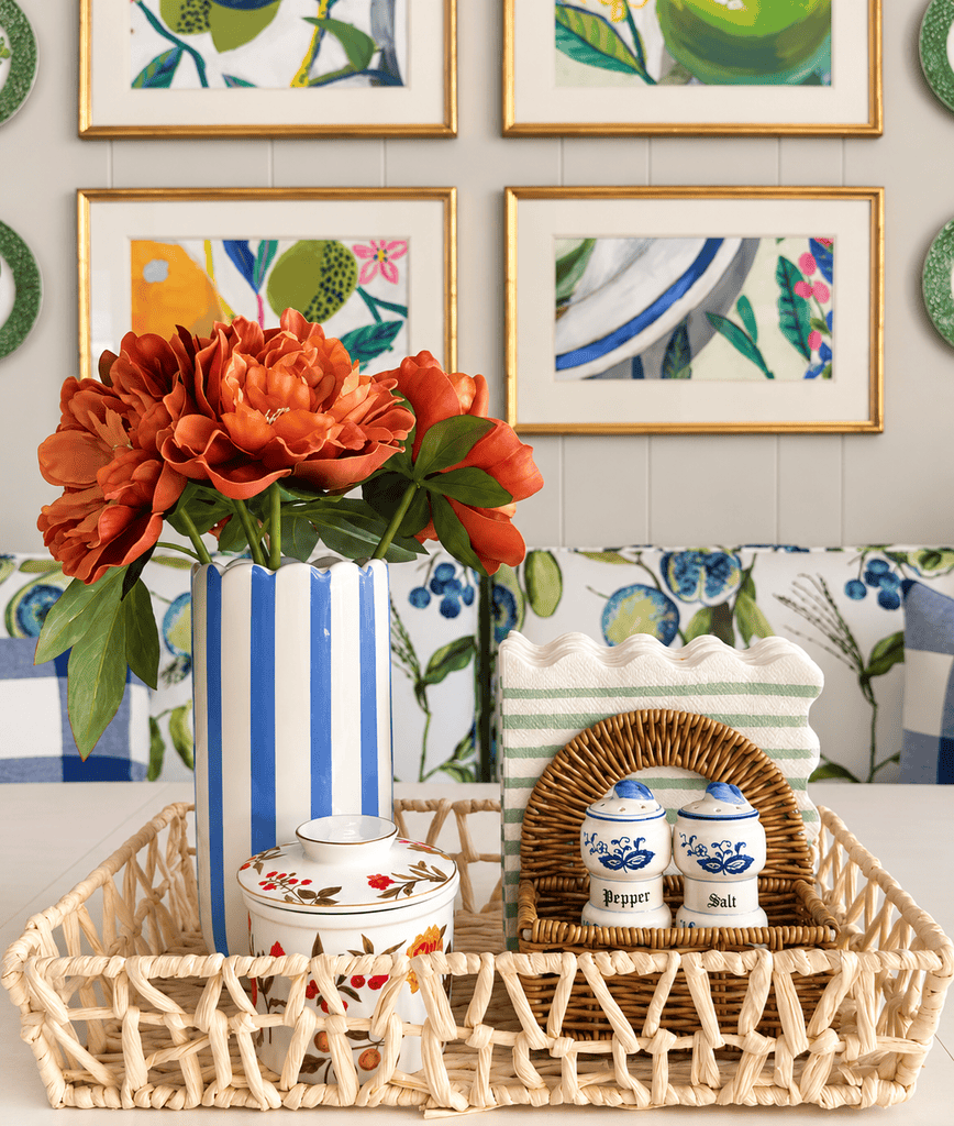 colorful kitchen table
